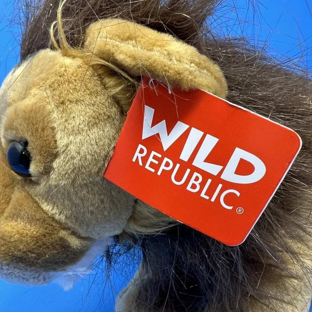 Wild Republic Lion Plush 11 inch Realistic Stuffed Animal Soft‎ Safari Toy K&M